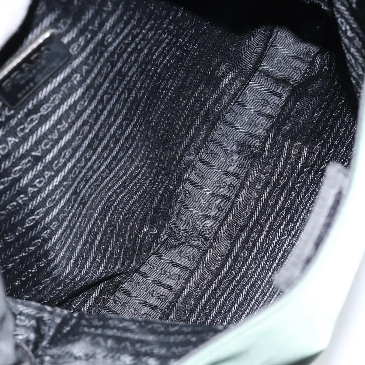 PRADA Shoulder Bag Nylon Green Auth 154515