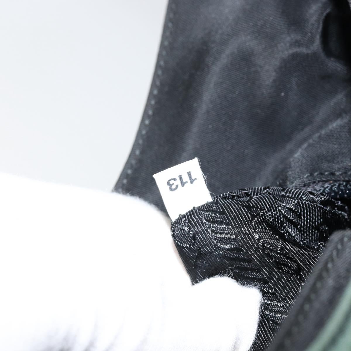 PRADA Shoulder Bag Nylon Green Auth 154515