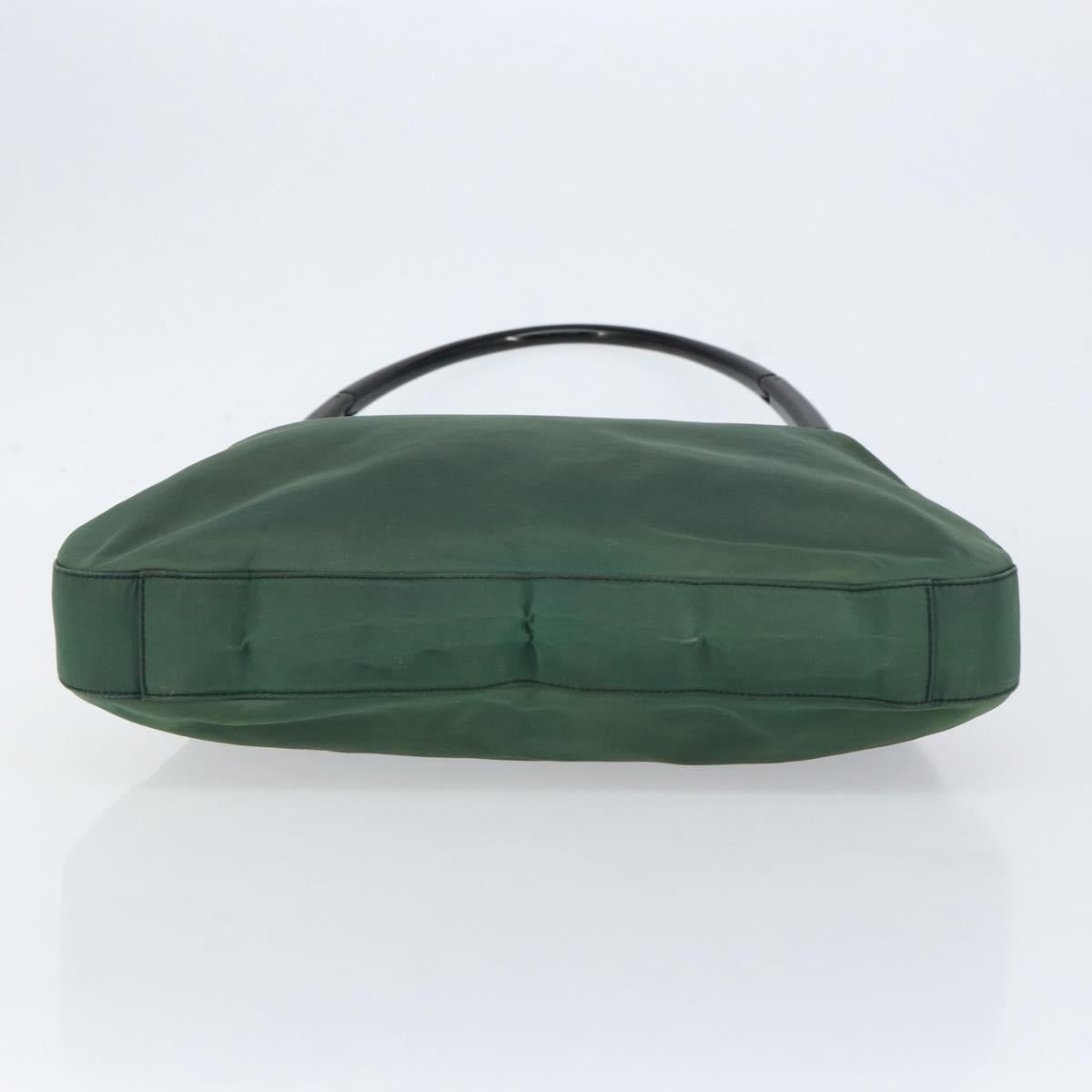 PRADA Shoulder Bag Nylon Green Auth 154515