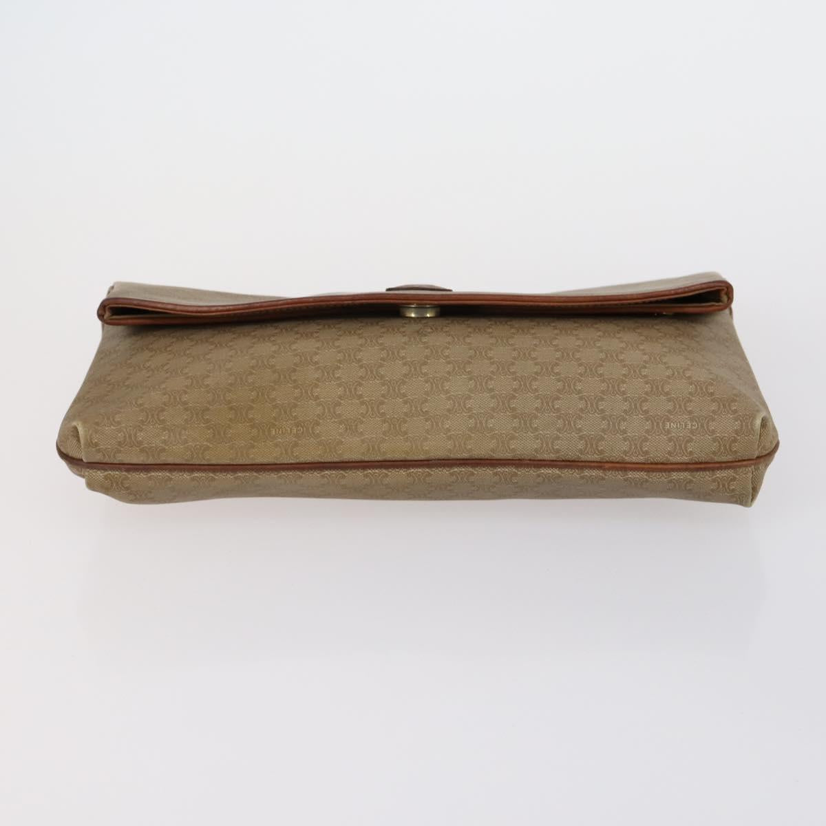 FENDI Celine Macadam Canvas Bag Leather 5 Set Beige Black Brown Auth 154540