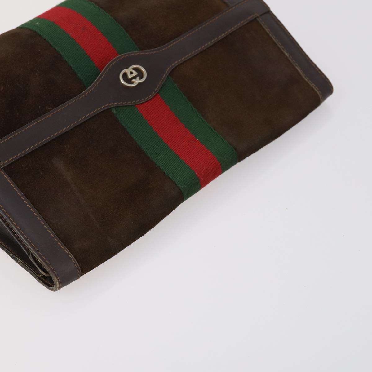 GUCCI GG Plus Supreme Bag PVC Leather Nylon 4 Set Navy Beige black Auth 154542