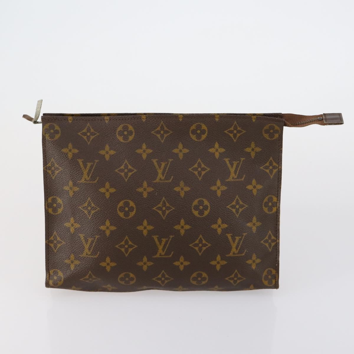 LOUIS VUITTON Monogram Clutch Bag 3 Set LV Auth 154543