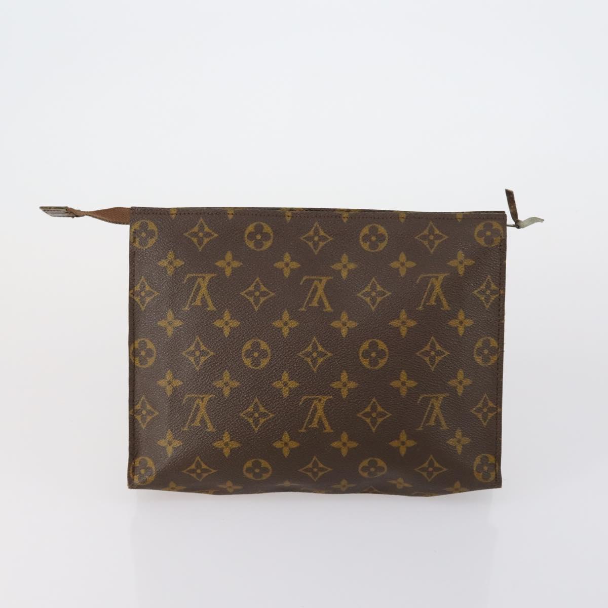 LOUIS VUITTON Monogram Clutch Bag 3 Set LV Auth 154543