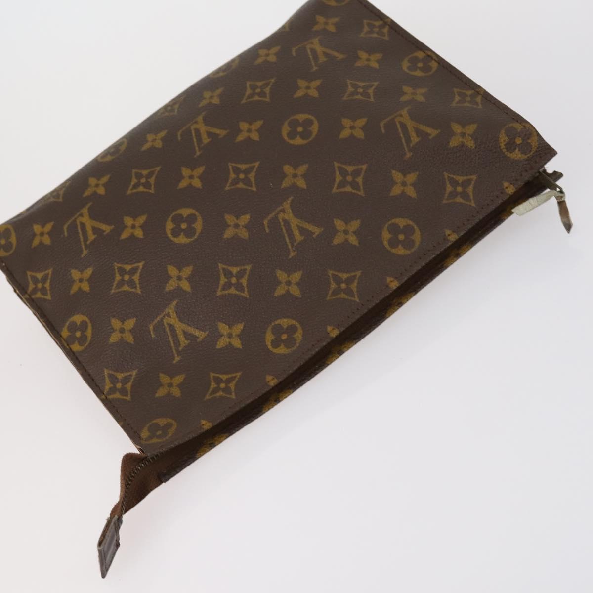 LOUIS VUITTON Monogram Clutch Bag 3 Set LV Auth 154543