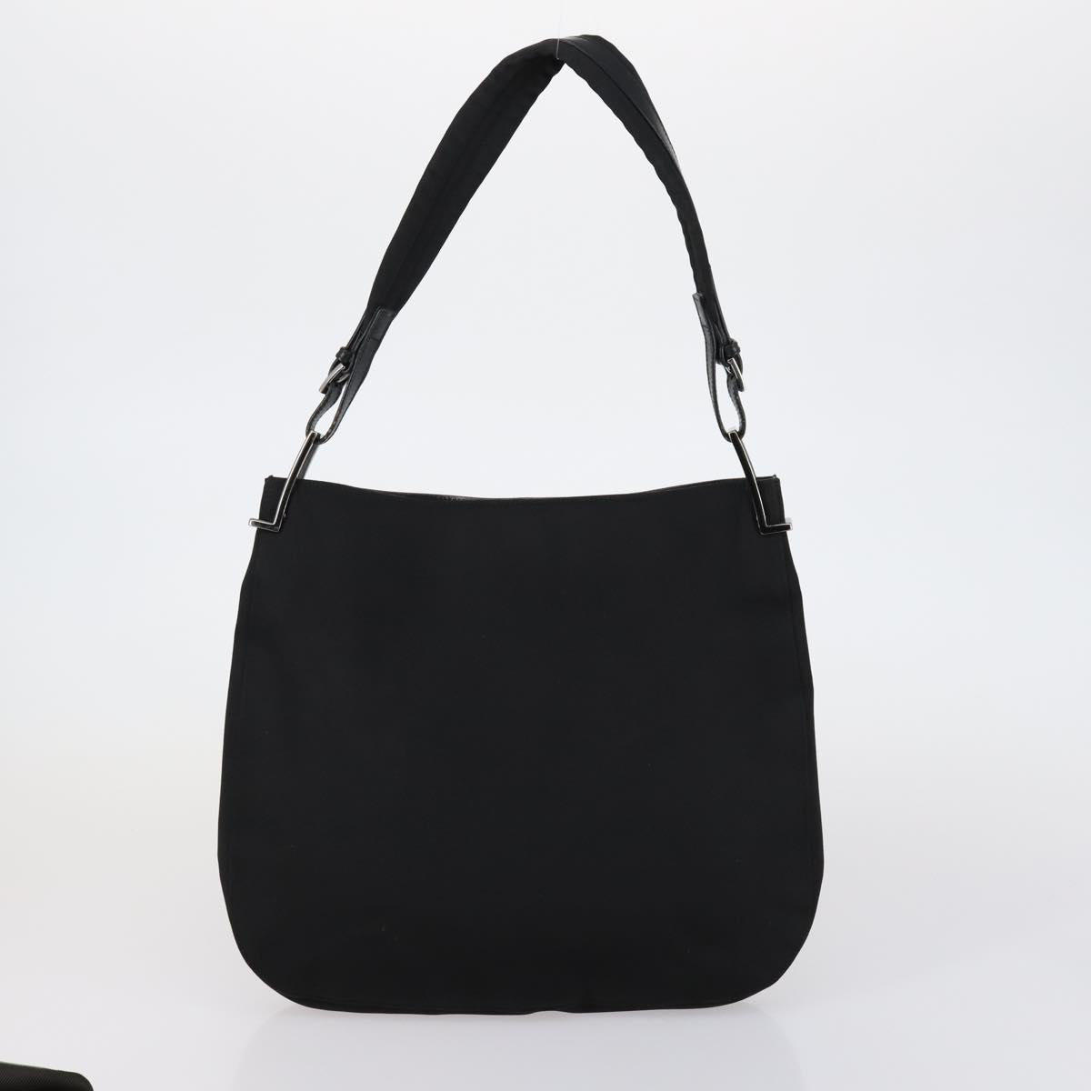 GUCCI Hand Bag Nylon Patent 4 Set Khaki Black Auth 154547