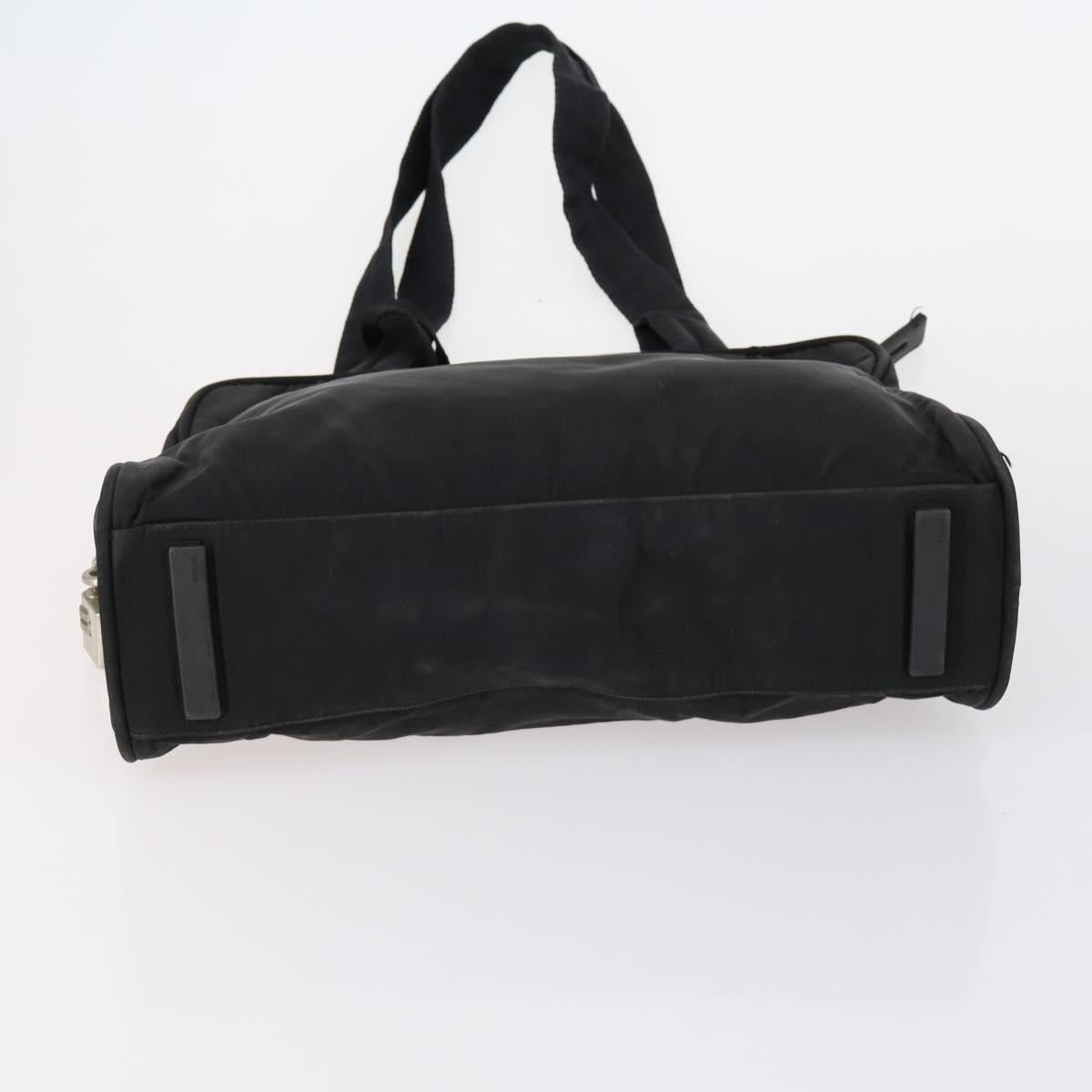 PRADA Sports Hand Bag Nylon Canvas 3 Set Green Black Auth 154548