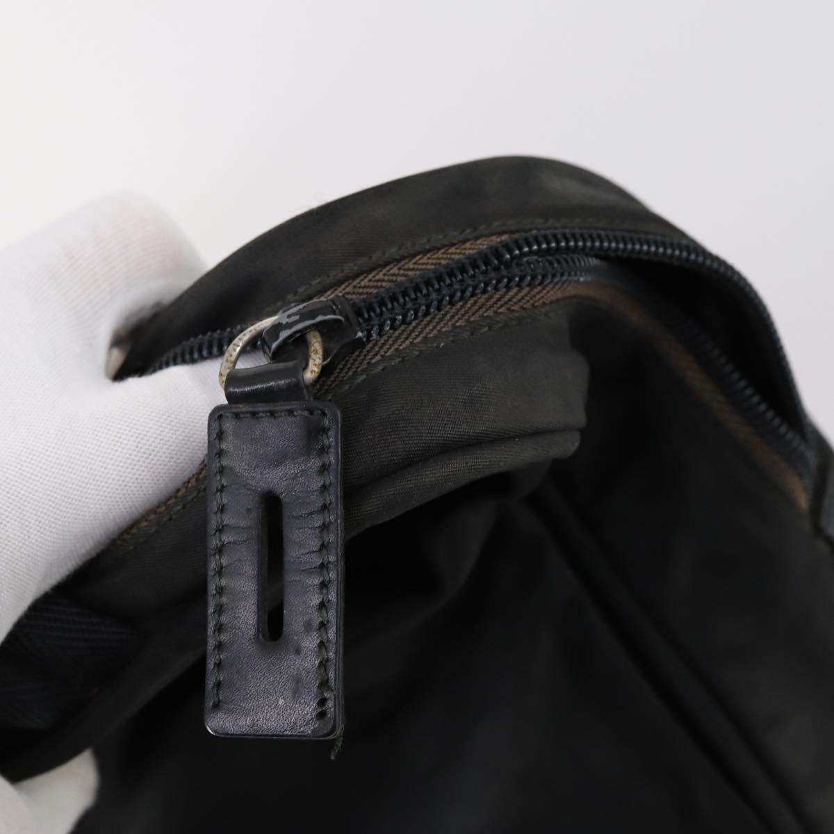 PRADA Sports Hand Bag Nylon Canvas 3 Set Green Black Auth 154548