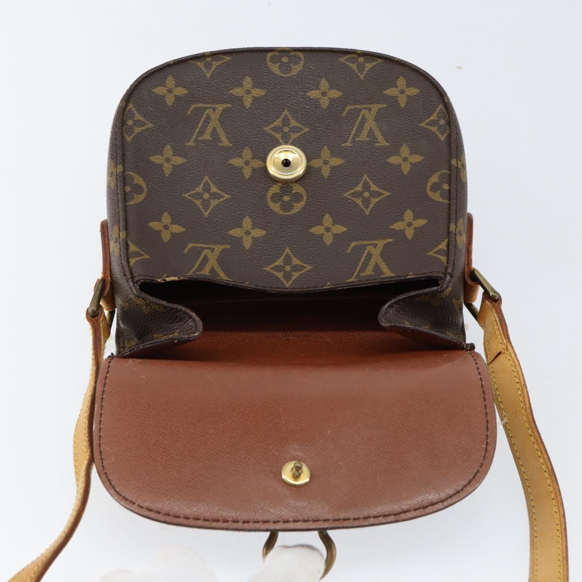 LOUIS VUITTON Monogram Saint Cloud PM Shoulder Bag M51244 LV Auth 154571