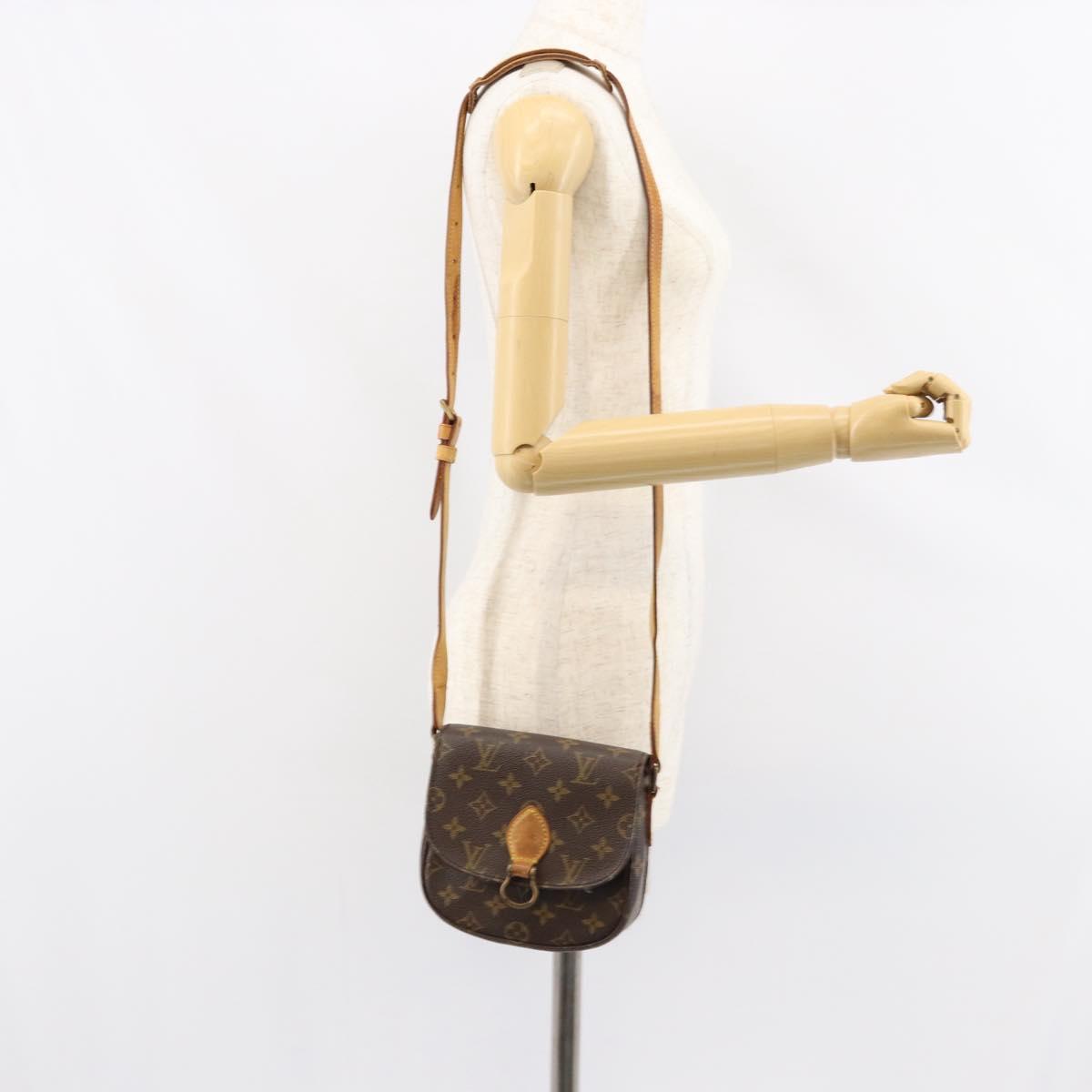 LOUIS VUITTON Monogram Saint Cloud PM Shoulder Bag M51244 LV Auth 154571