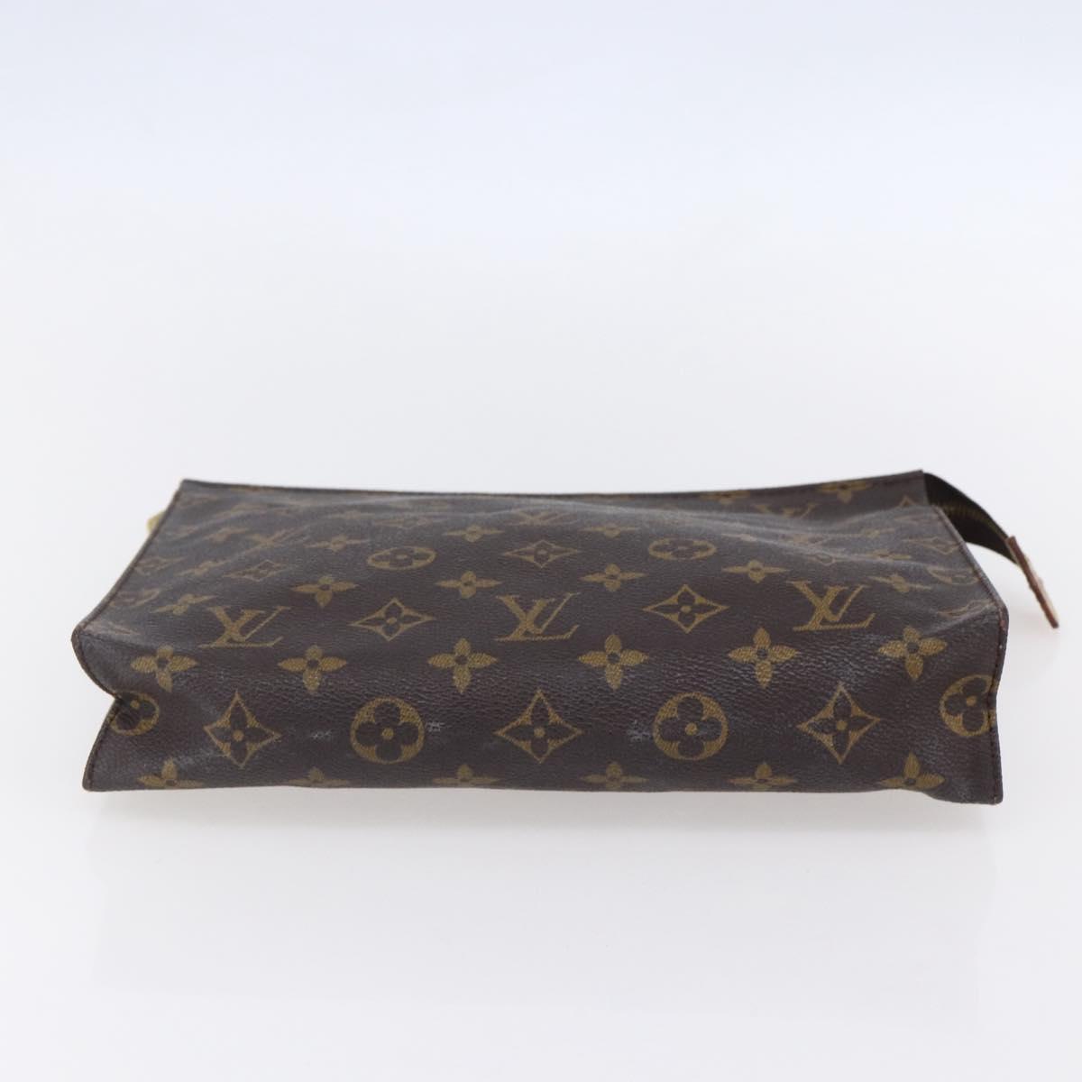LOUIS VUITTON Monogram Poche Toilette 26 Pouch M47542 LV Auth 154572