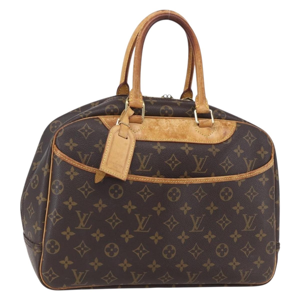 LOUIS VUITTON Monogram Deauville Hand Bag M47270 LV Auth 154574