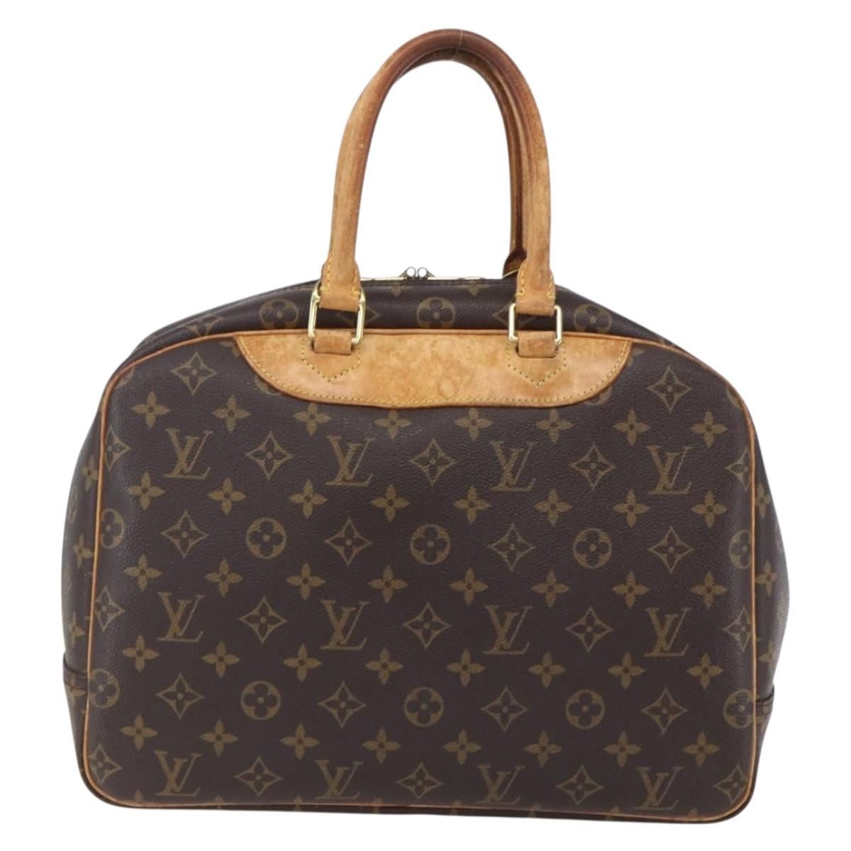 LOUIS VUITTON Monogram Deauville Hand Bag M47270 LV Auth 154574