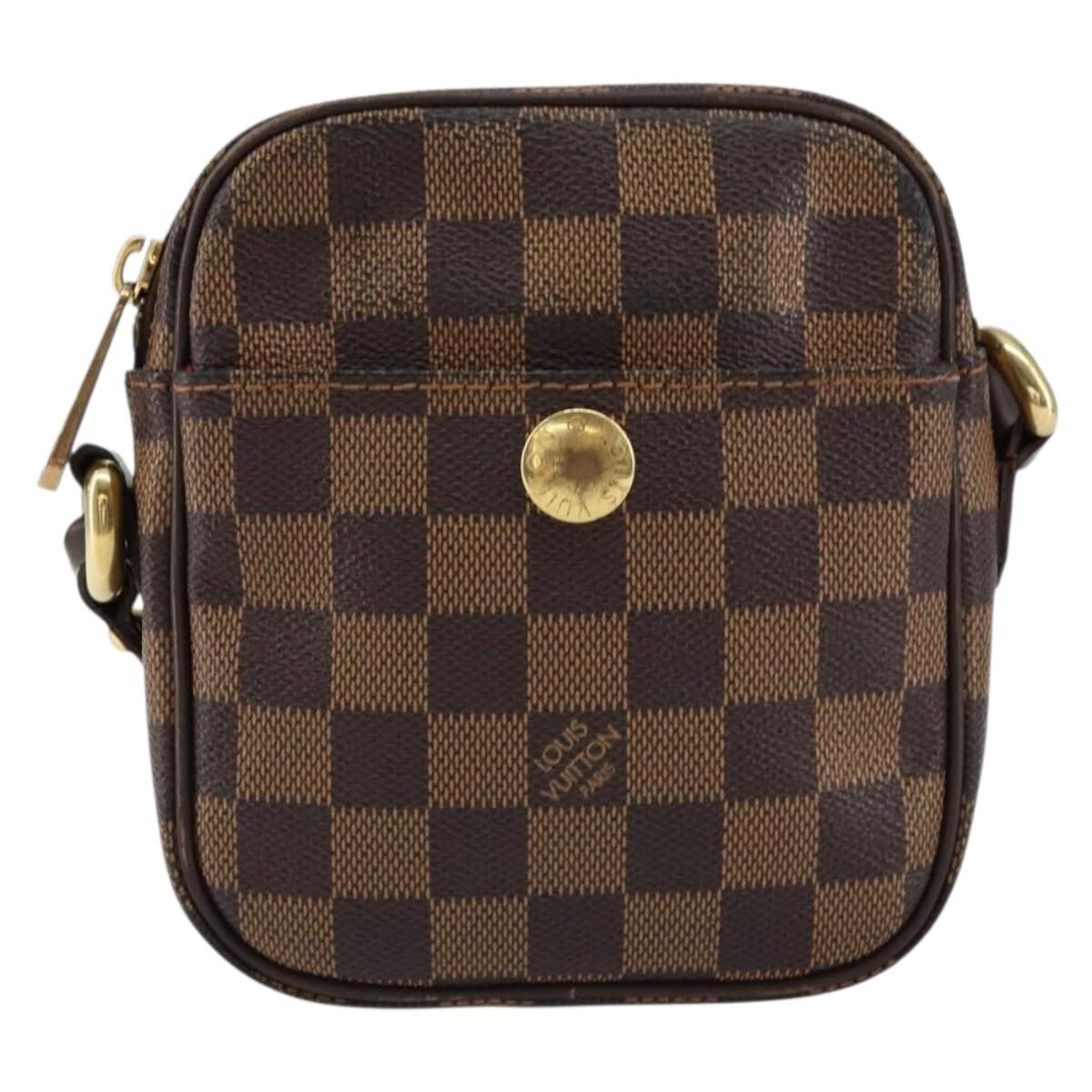 LOUIS VUITTON Damier Ebene Lift Shoulder Bag N60009 LV Auth 154575