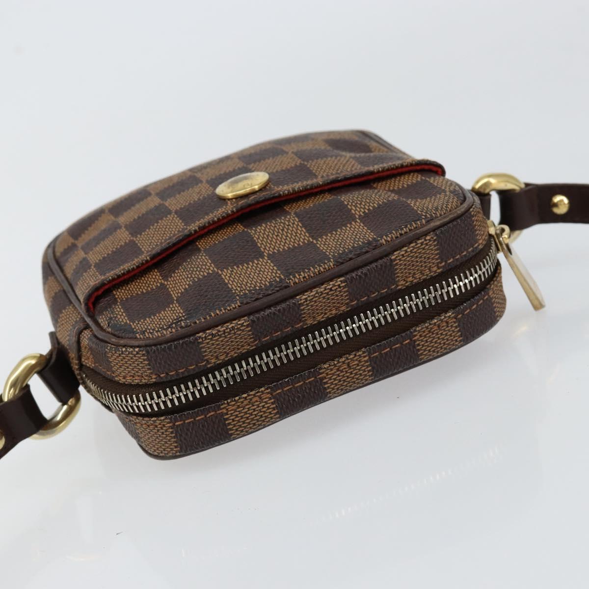 LOUIS VUITTON Damier Ebene Lift Shoulder Bag N60009 LV Auth 154575
