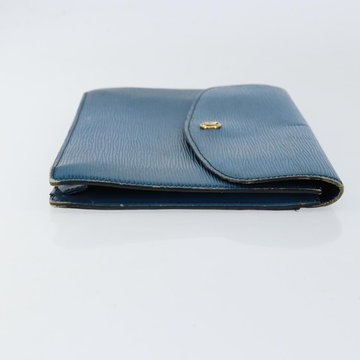 LOUIS VUITTON Epi Montaigne 27 Clutch Bag Blue M52655 LV Auth 154577