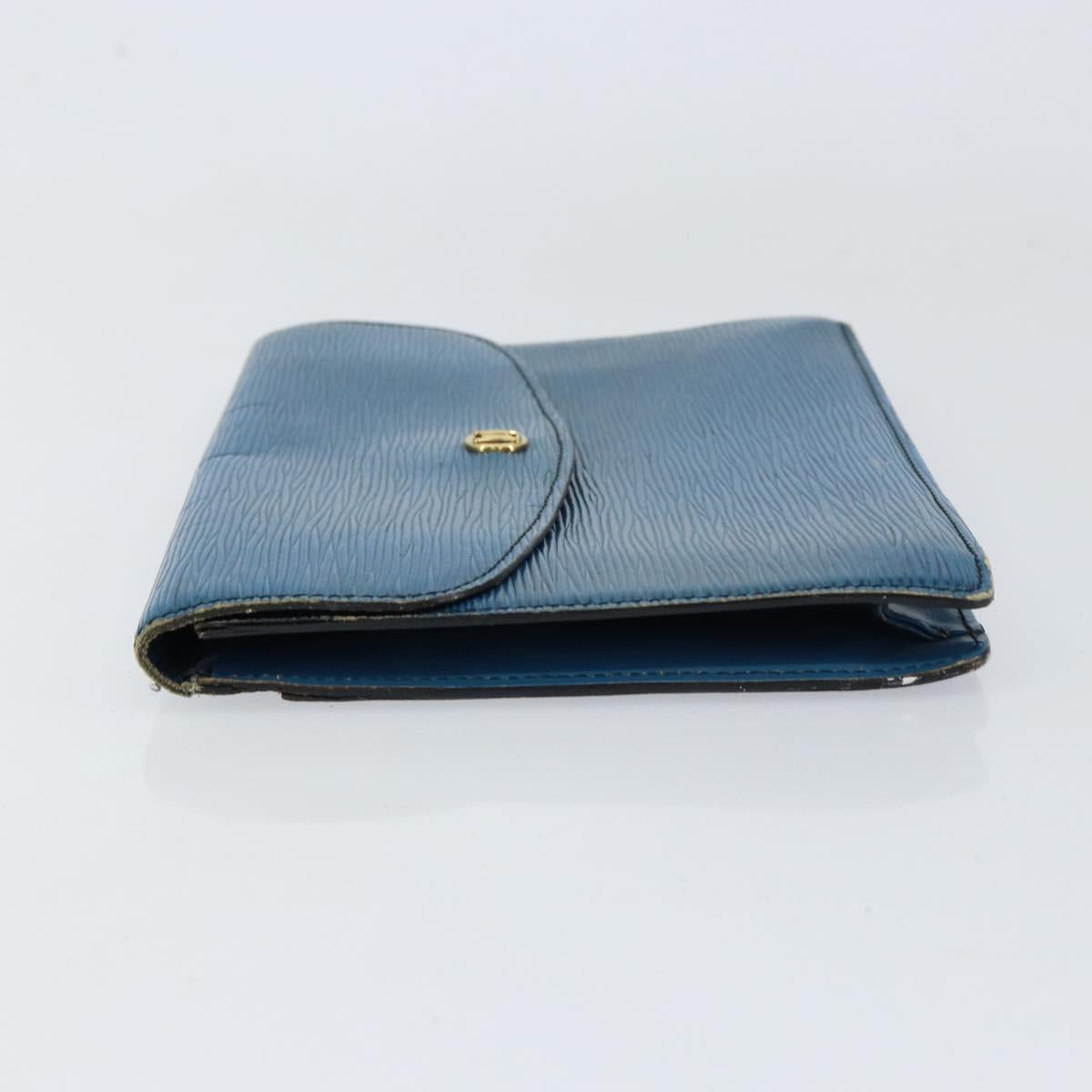 LOUIS VUITTON Epi Montaigne 27 Clutch Bag Blue M52655 LV Auth 154577