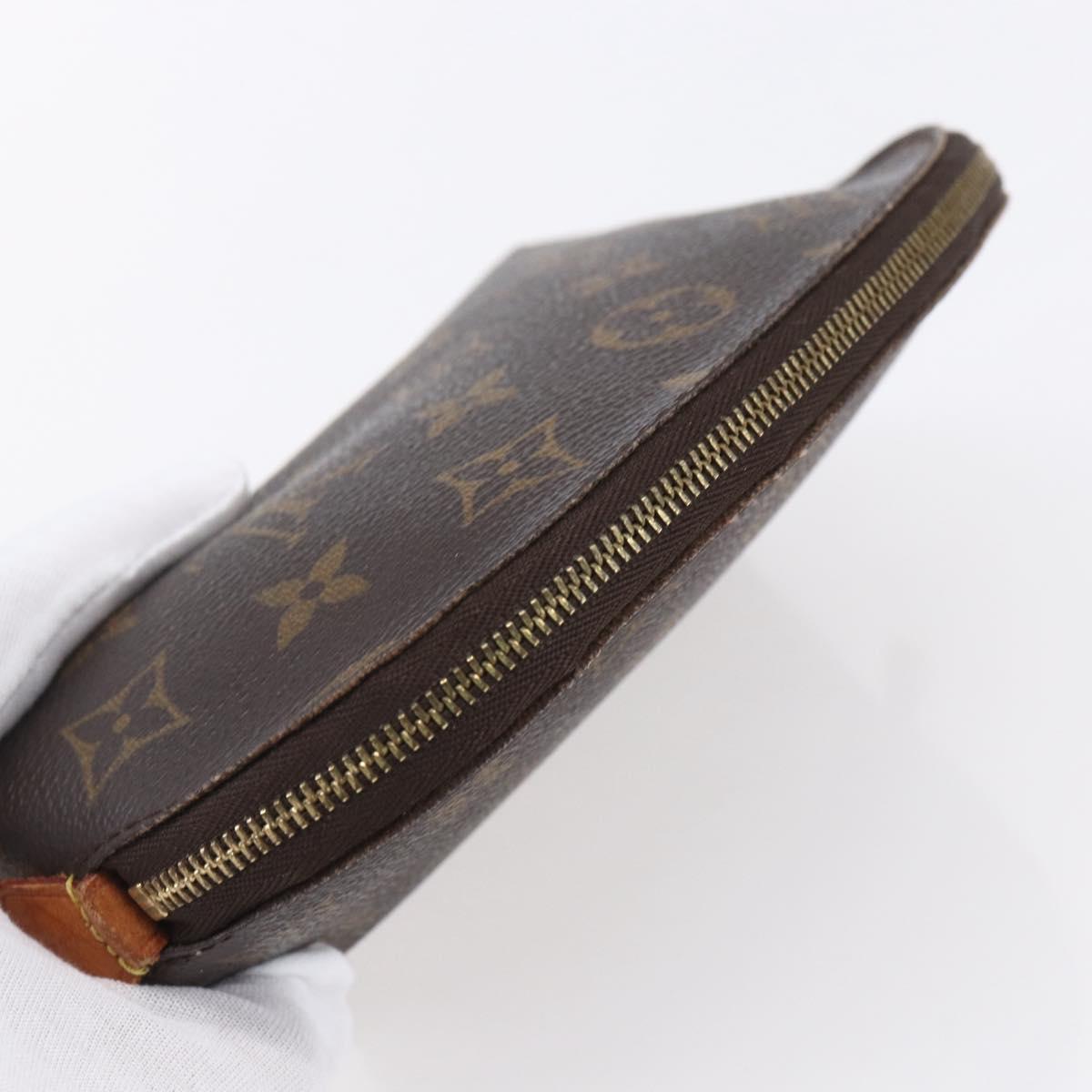 LOUIS VUITTON Monogram Pochette Cosmetic PM Pouch M43998 LV Auth 154592