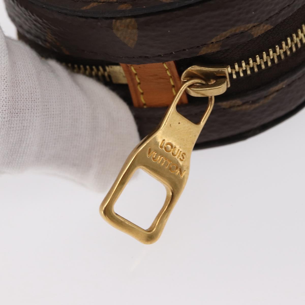 LOUIS VUITTON Monogram Round Case Coin Purse M68524 LV Auth 154593