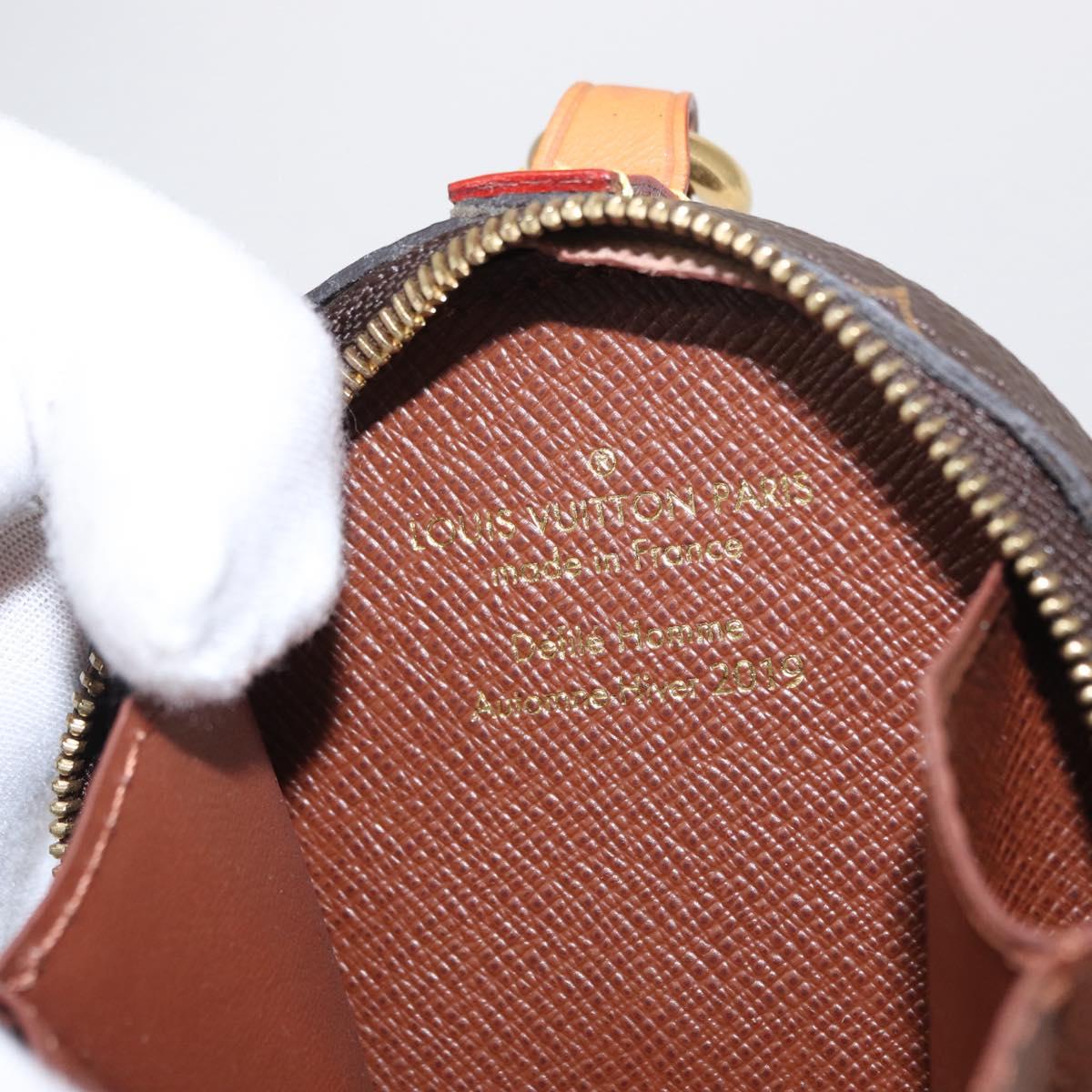 LOUIS VUITTON Monogram Round Case Coin Purse M68524 LV Auth 154593