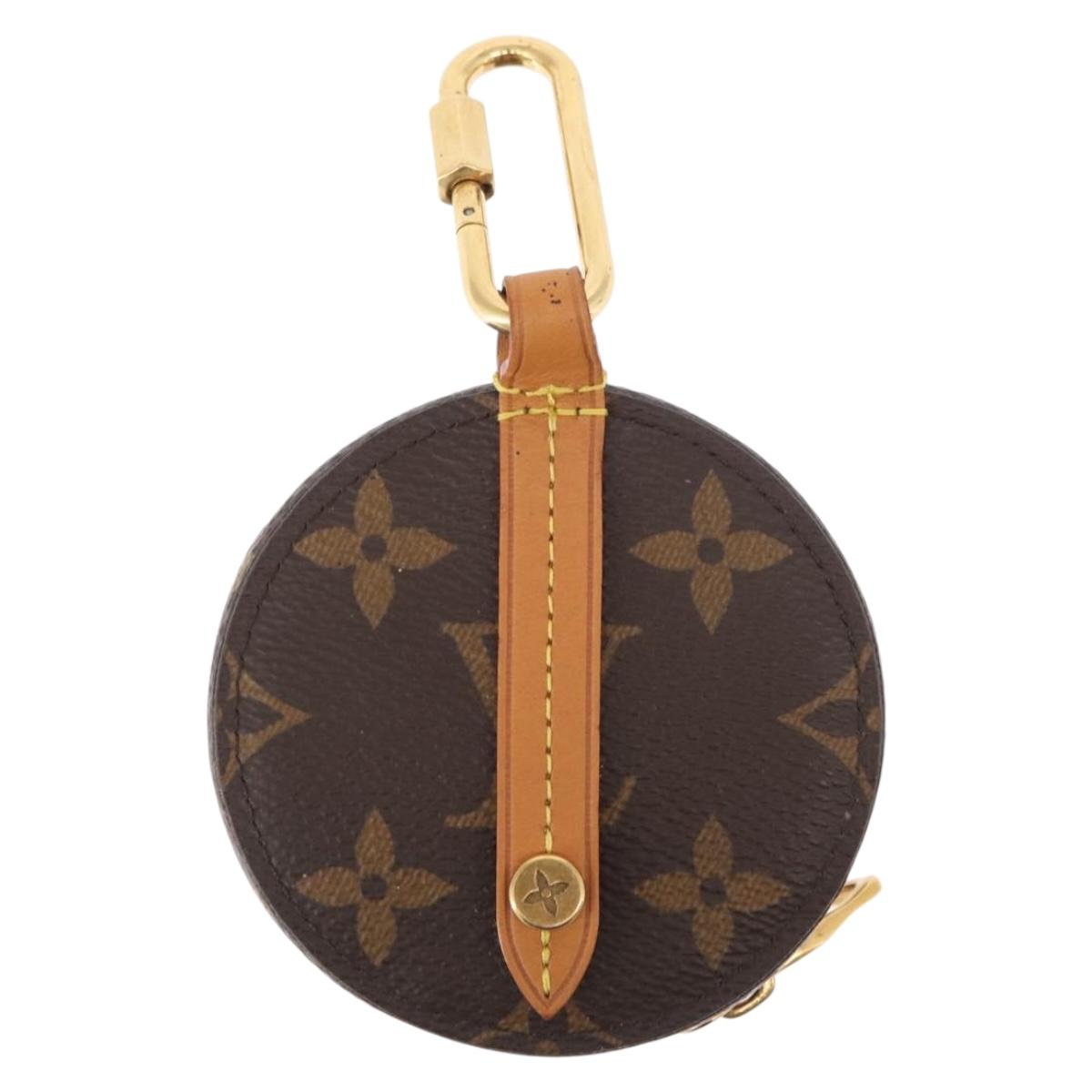 LOUIS VUITTON Monogram Round Case Coin Purse M68524 LV Auth 154593