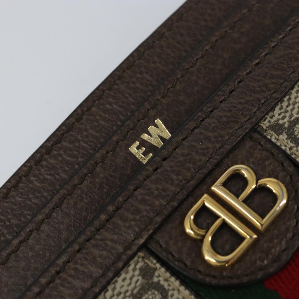 BALENCIAGA Hacker Project GUCCI Collaboration Card Case Leather Auth 154594