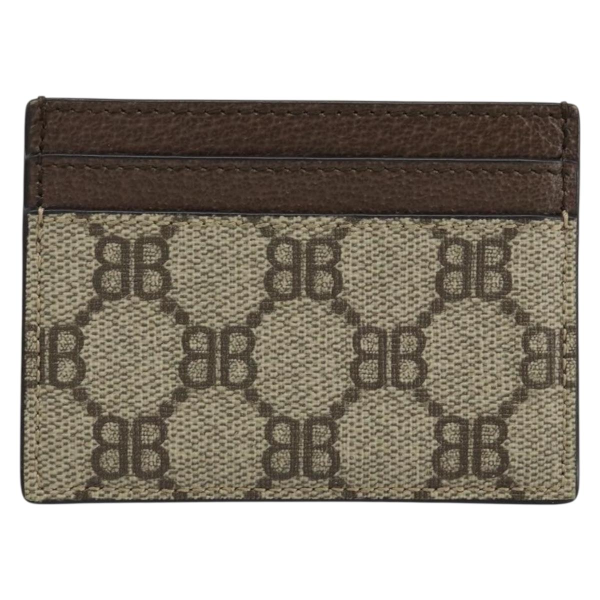 BALENCIAGA Hacker Project GUCCI Collaboration Card Case Leather Auth 154594