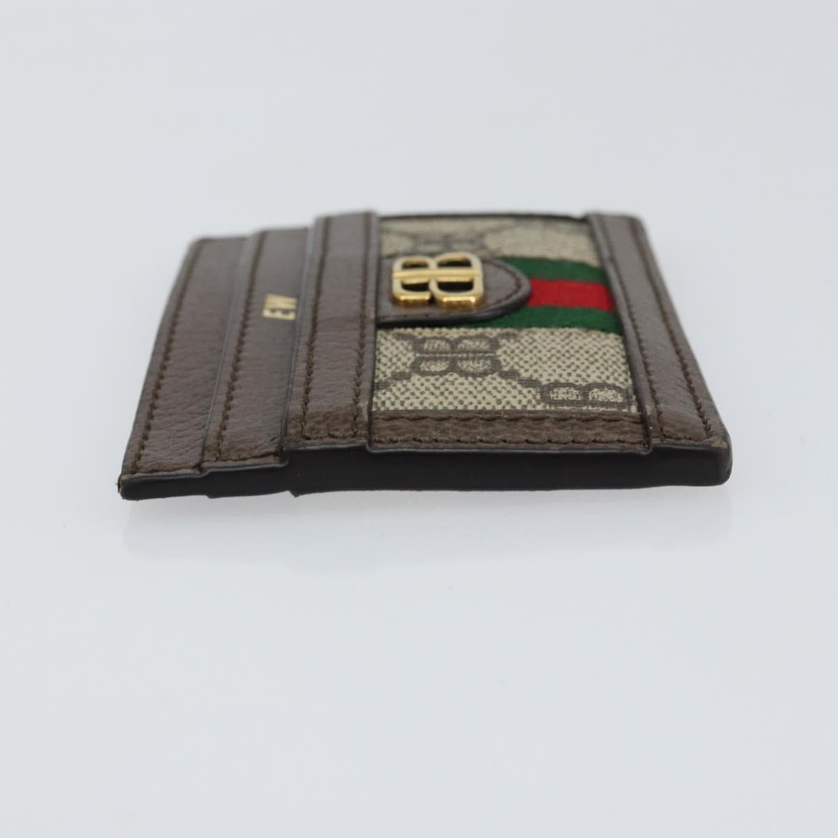 BALENCIAGA Hacker Project GUCCI Collaboration Card Case Leather Auth 154594