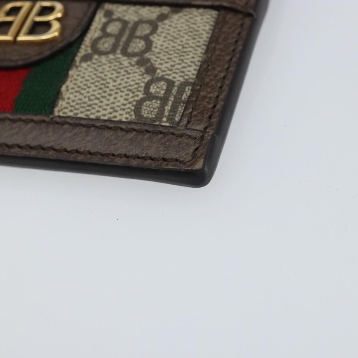 BALENCIAGA Hacker Project GUCCI Collaboration Card Case Leather Auth 154594