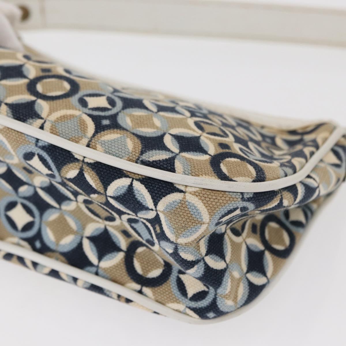 CELINE Accessory Pouch Canvas Navy Auth 154613