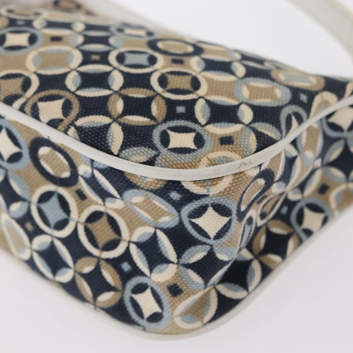 CELINE Accessory Pouch Canvas Navy Auth 154613