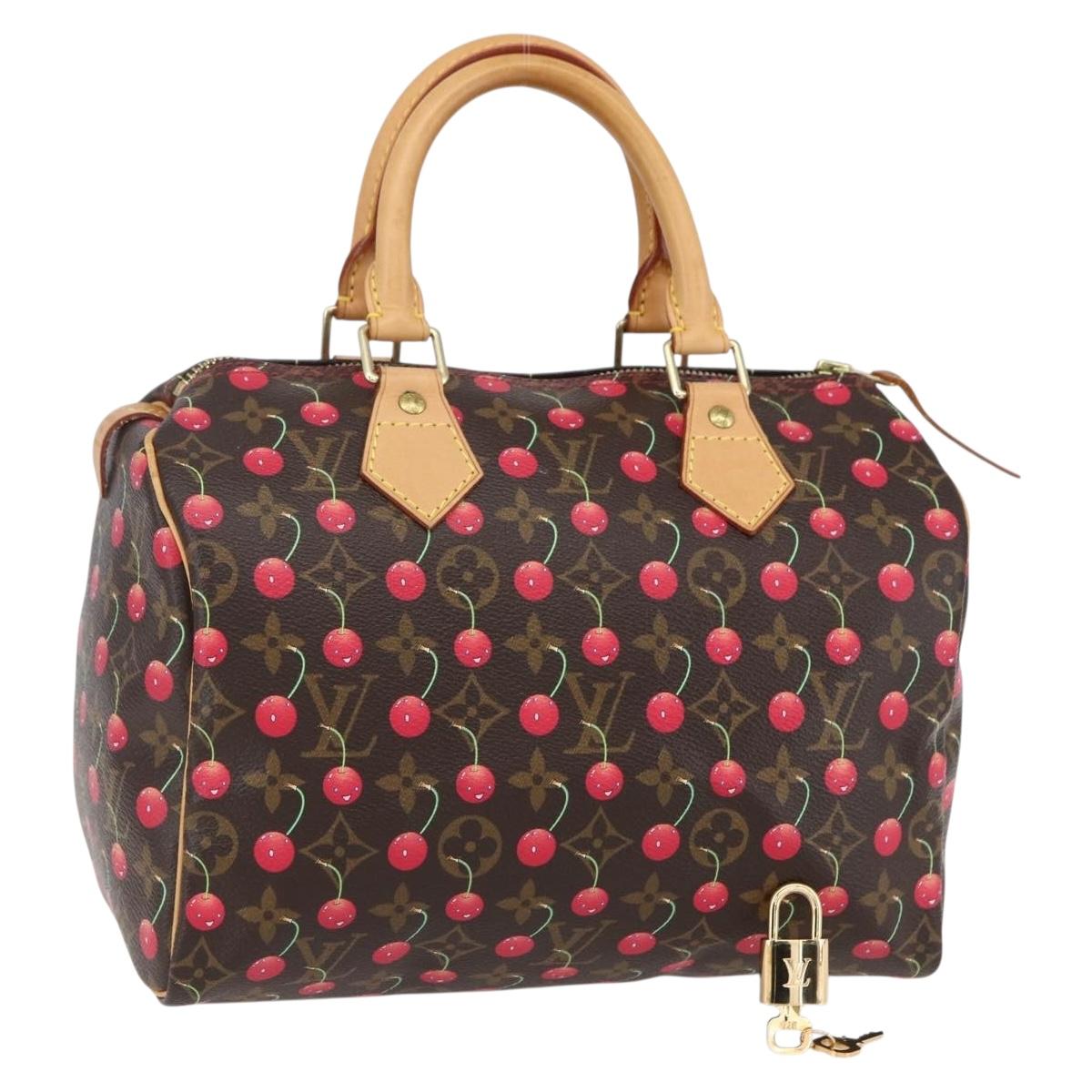 LOUIS VUITTON Monogram Cherry Speedy 25 Hand Bag M41528 LV Auth 154626SAV