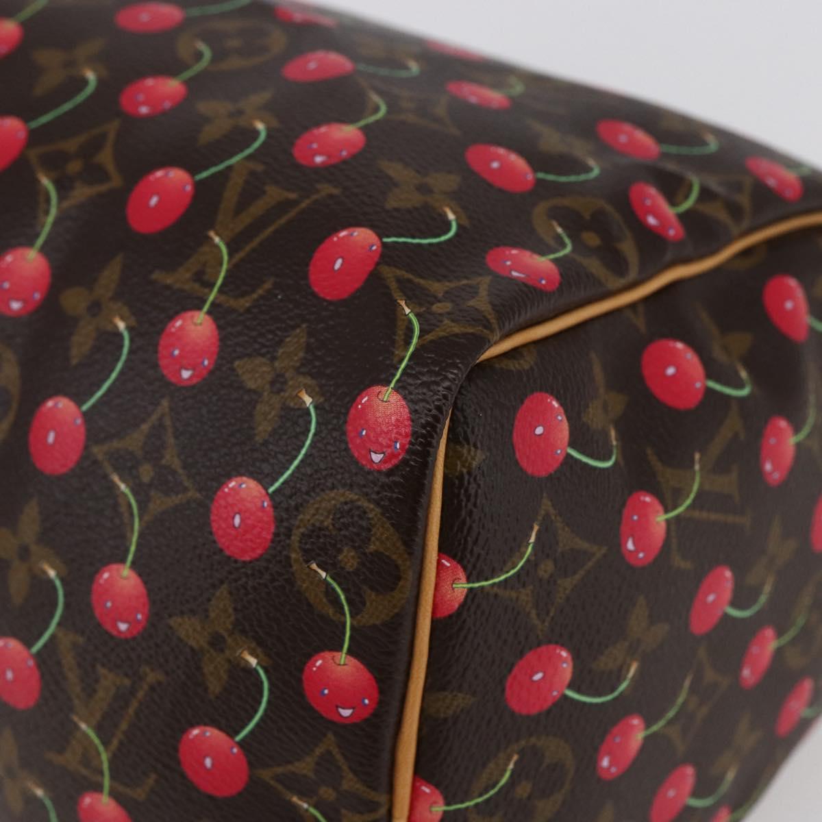 LOUIS VUITTON Monogram Cherry Speedy 25 Hand Bag M41528 LV Auth 154626SAV