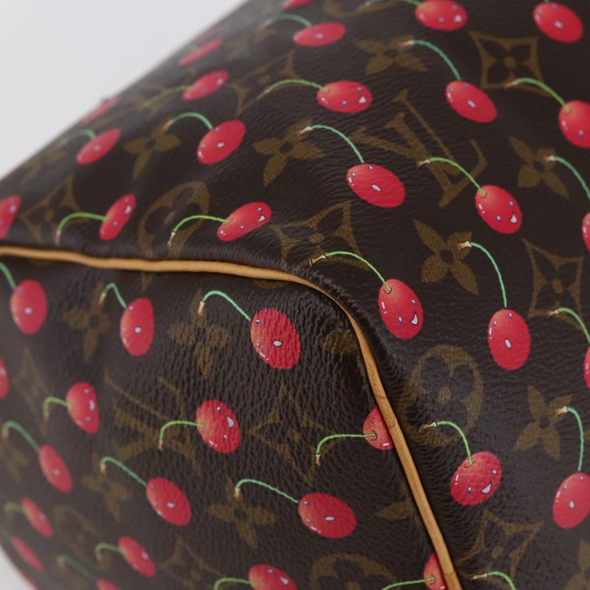 LOUIS VUITTON Monogram Cherry Speedy 25 Hand Bag M41528 LV Auth 154626SAV