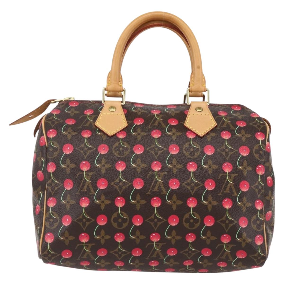 LOUIS VUITTON Monogram Cherry Speedy 25 Hand Bag M41528 LV Auth 154626SAV