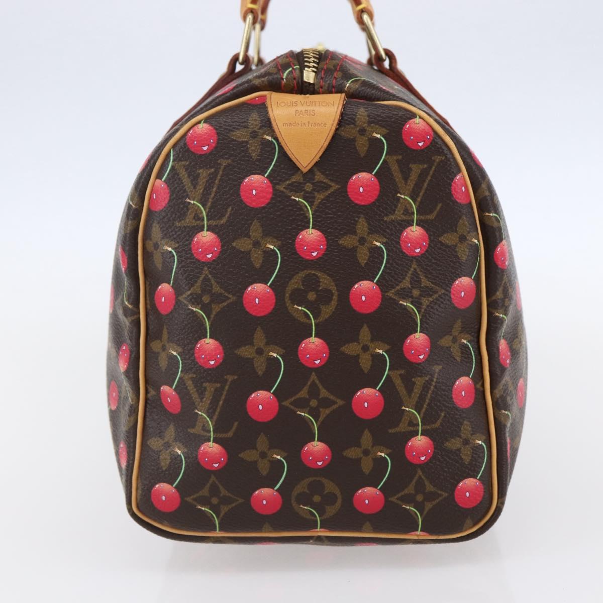 LOUIS VUITTON Monogram Cherry Speedy 25 Hand Bag M41528 LV Auth 154626SAV