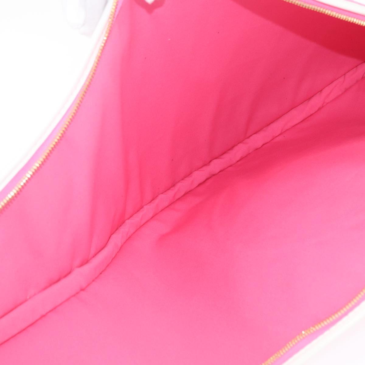 CHANEL Racket case Canvas Pink CC Auth 154633SM