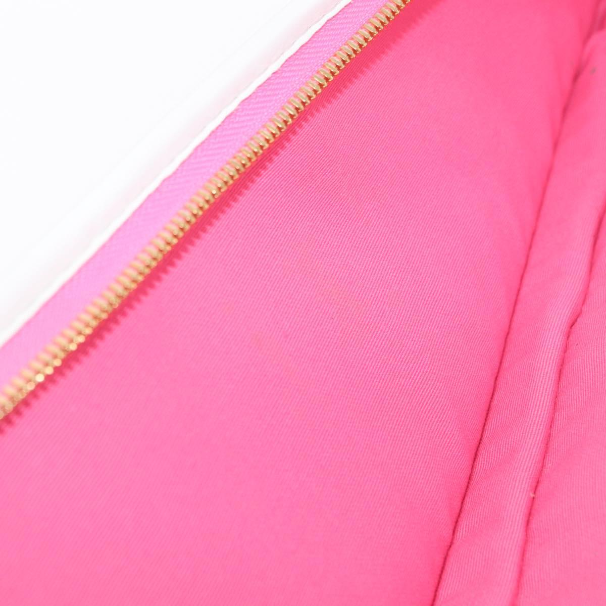 CHANEL Racket case Canvas Pink CC Auth 154633SM