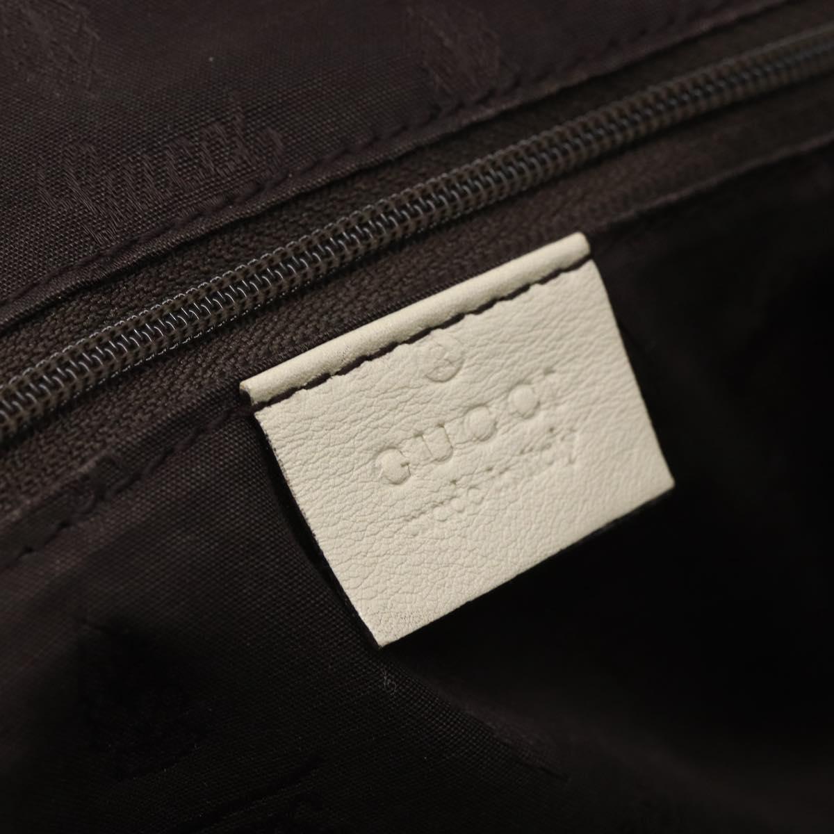 GUCCI GG Canvas Guccissima Sukey Hand Bag 2way Ivory Gold 223974 Auth 154642