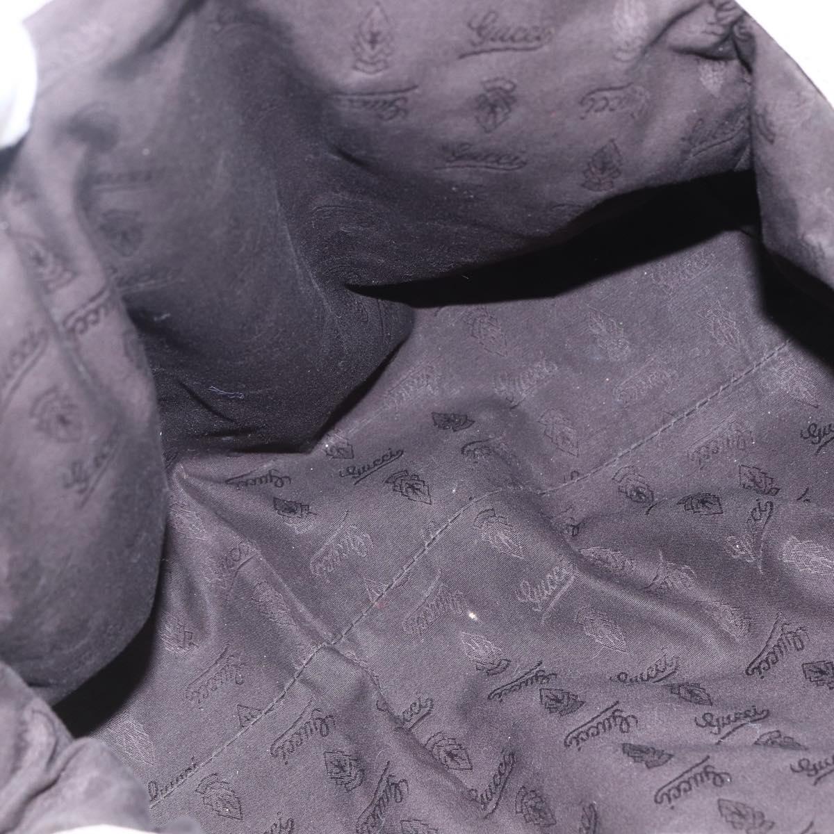 GUCCI GG Canvas Guccissima Sukey Hand Bag 2way Ivory Gold 223974 Auth 154642