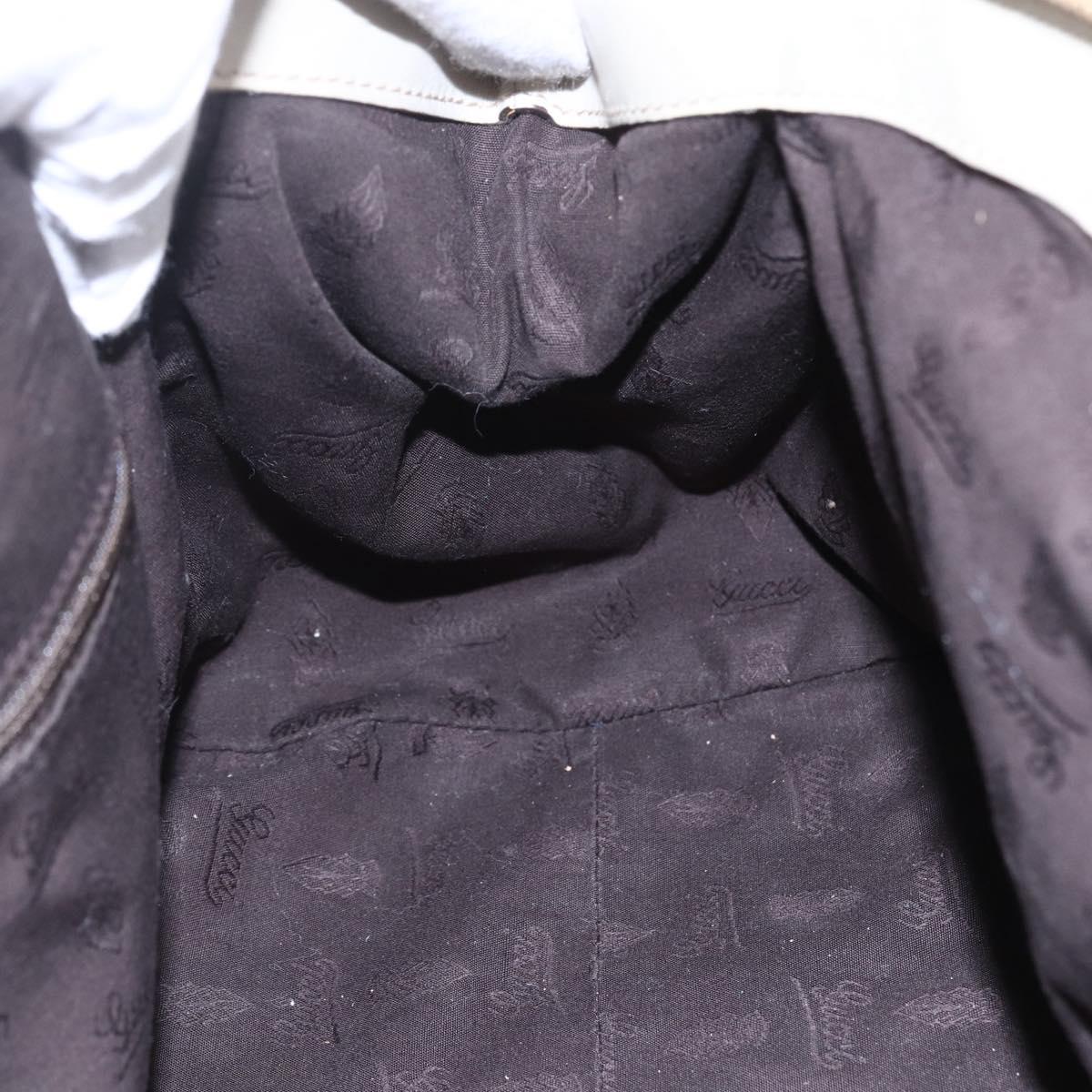 GUCCI GG Canvas Guccissima Sukey Hand Bag 2way Ivory Gold 223974 Auth 154642