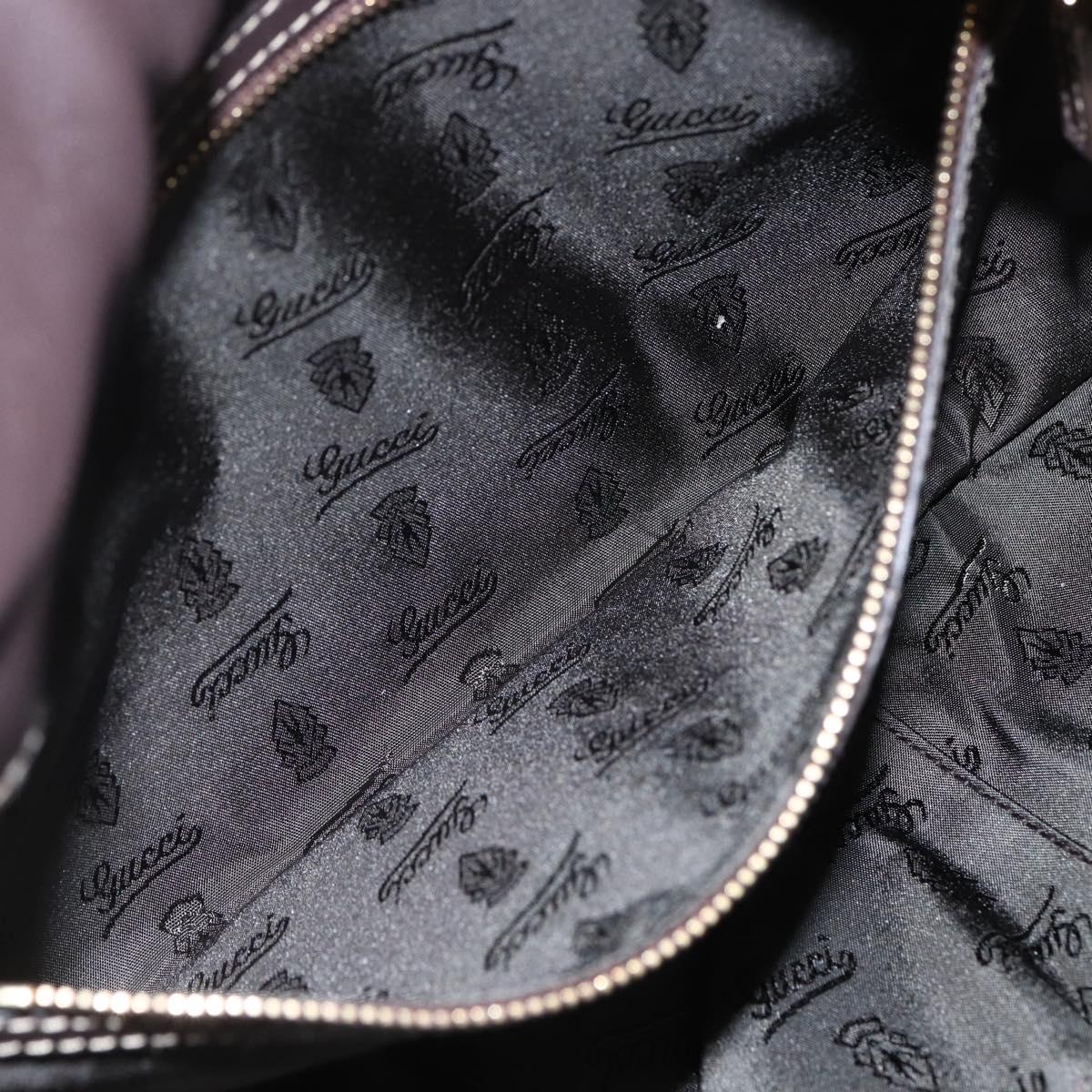 GUCCI GG Crystal Histeria Bag Coated Canvas 2way Beige Gold 203486 Auth 154644