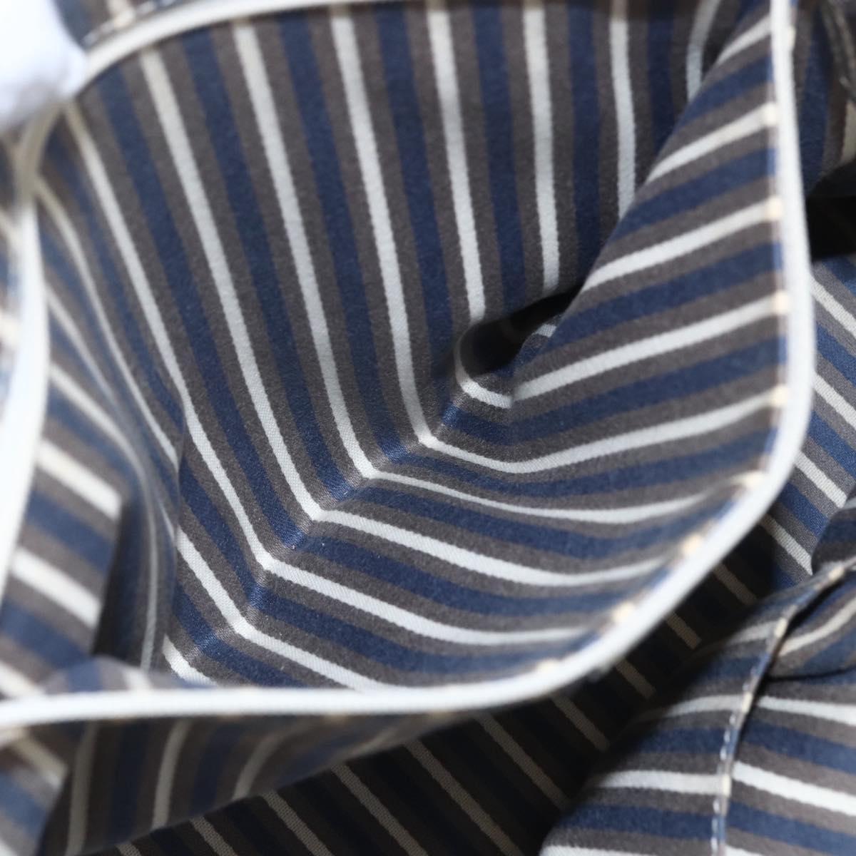 GUCCI GG Canvas Newbrit Tote Bag Silver Gold 169946 Auth 154645