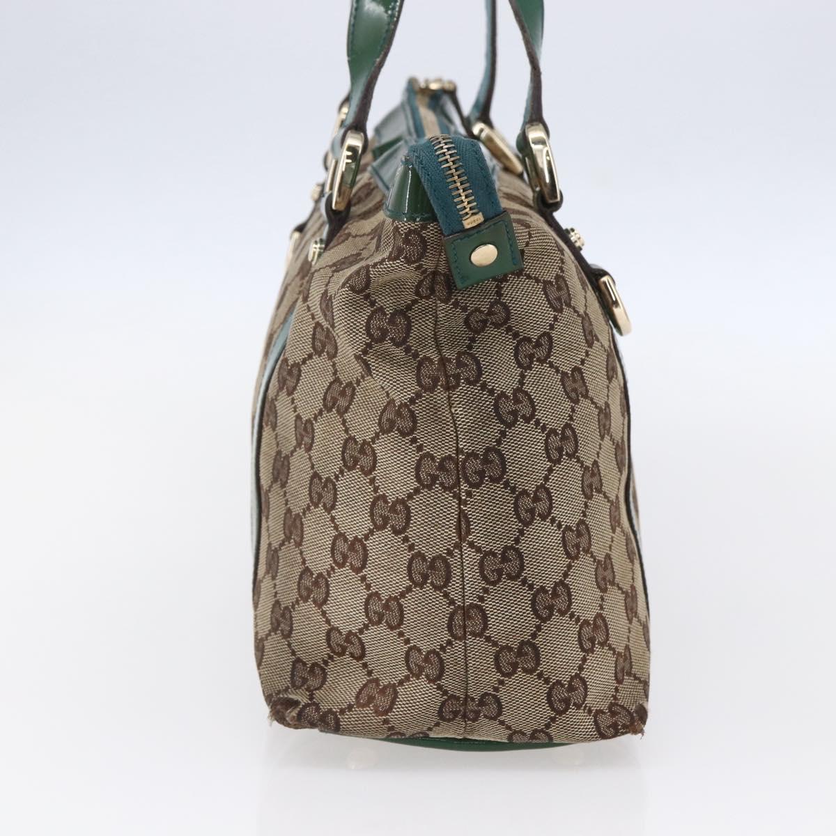 GUCCI GG Canvas Abbey Tote Bag Beige Gold 141470 Auth 154647