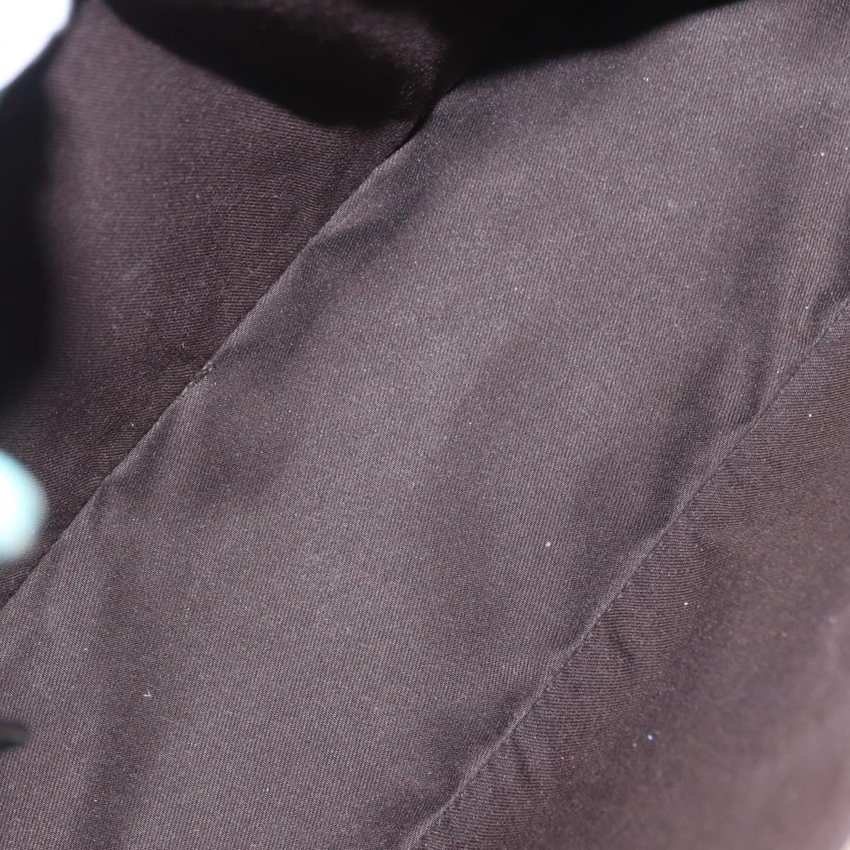 GUCCI GG Canvas Shoulder Bag Beige Silver 115003 Auth 154649