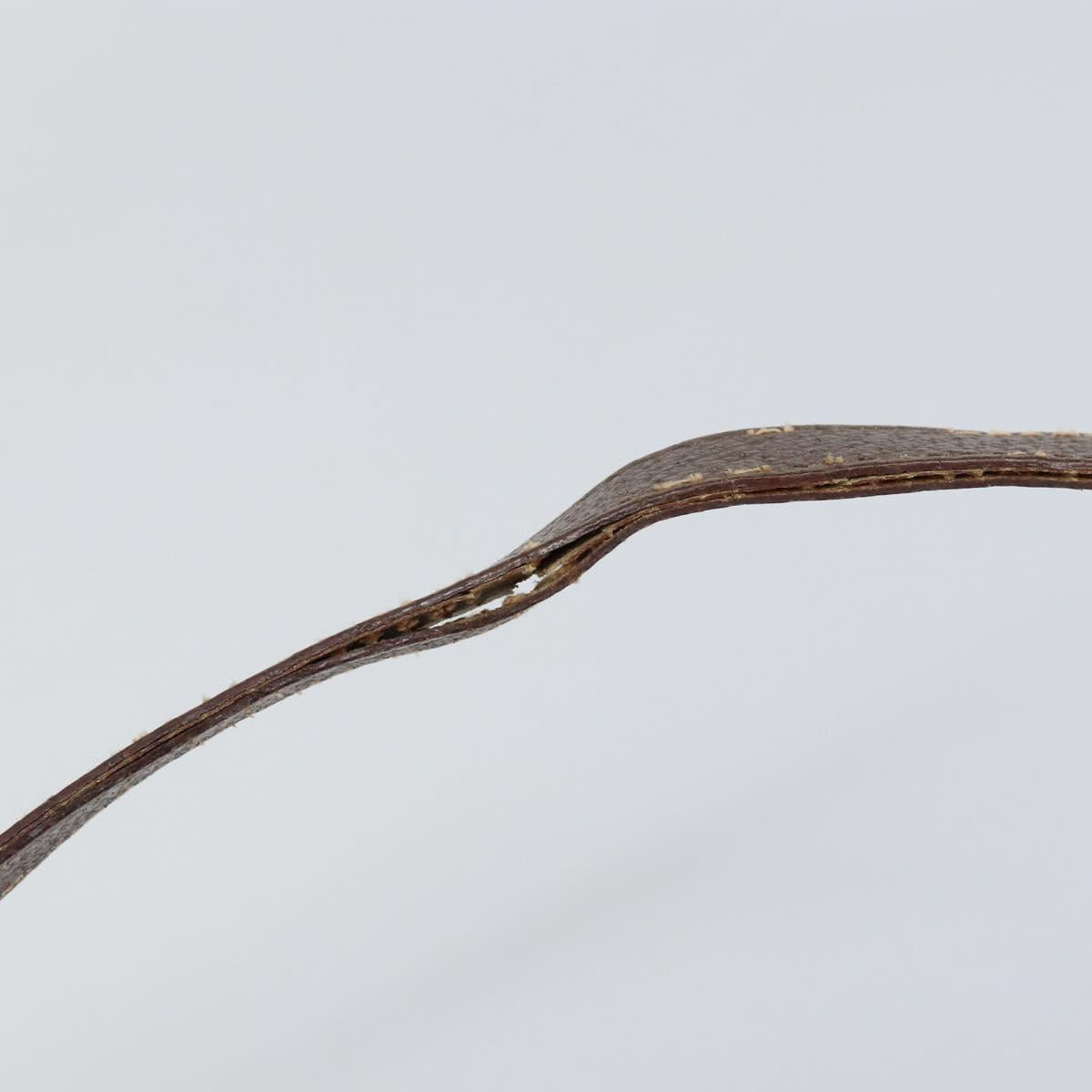 GUCCI GG Supreme Web Sherry Line Bag PVC Beige Gold 001 122 6594 Auth 154659