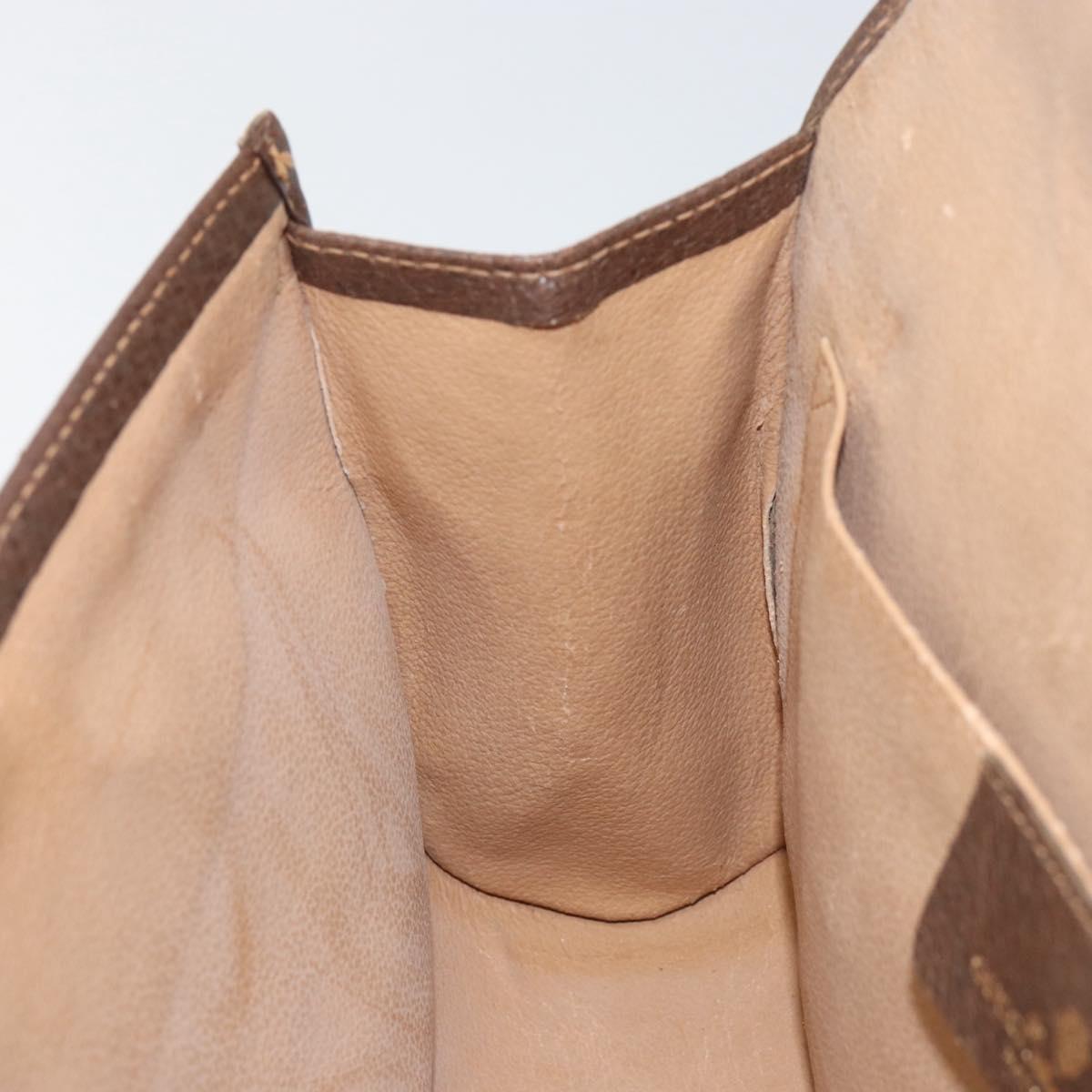 GUCCI GG Supreme Web Sherry Line Clutch Bag PVC Red Beige Auth 154661