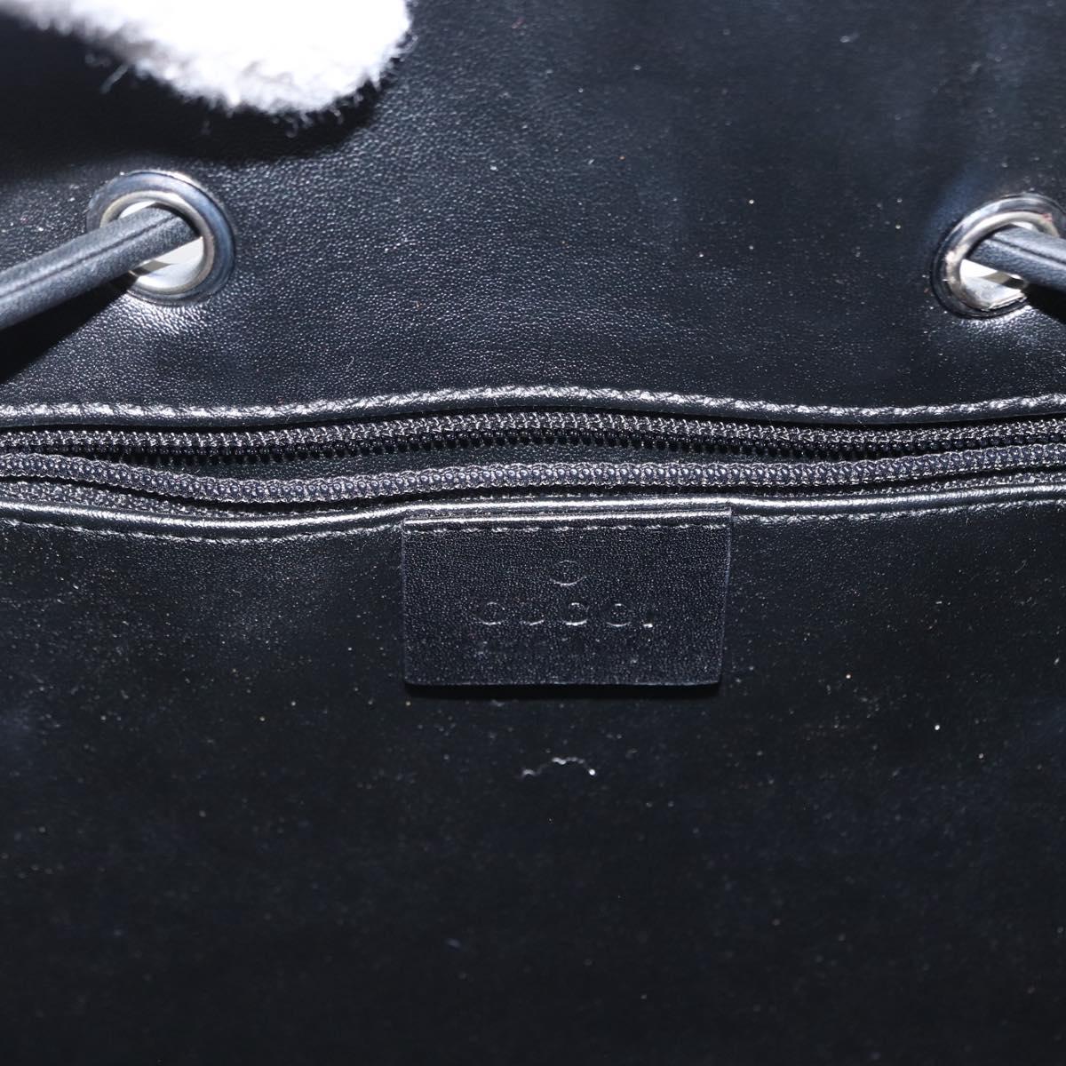 GUCCI GG Canvas Shoulder Bag Silver Red 001 3748 Auth 154662