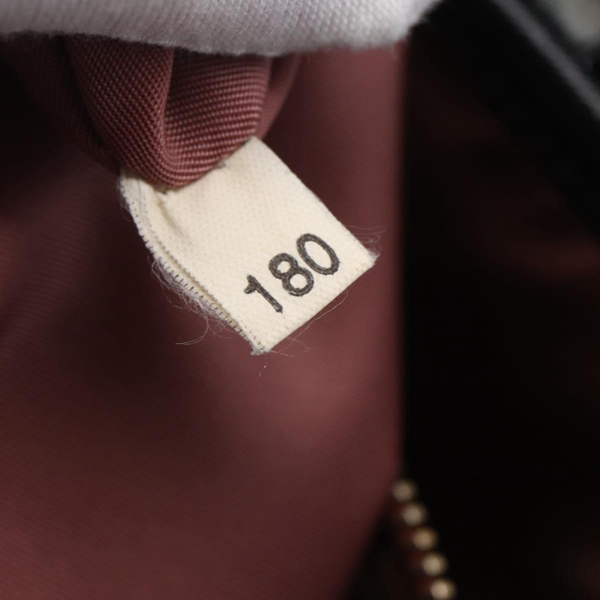 PRADA Tote Bag Nylon Black Gold Auth 154701