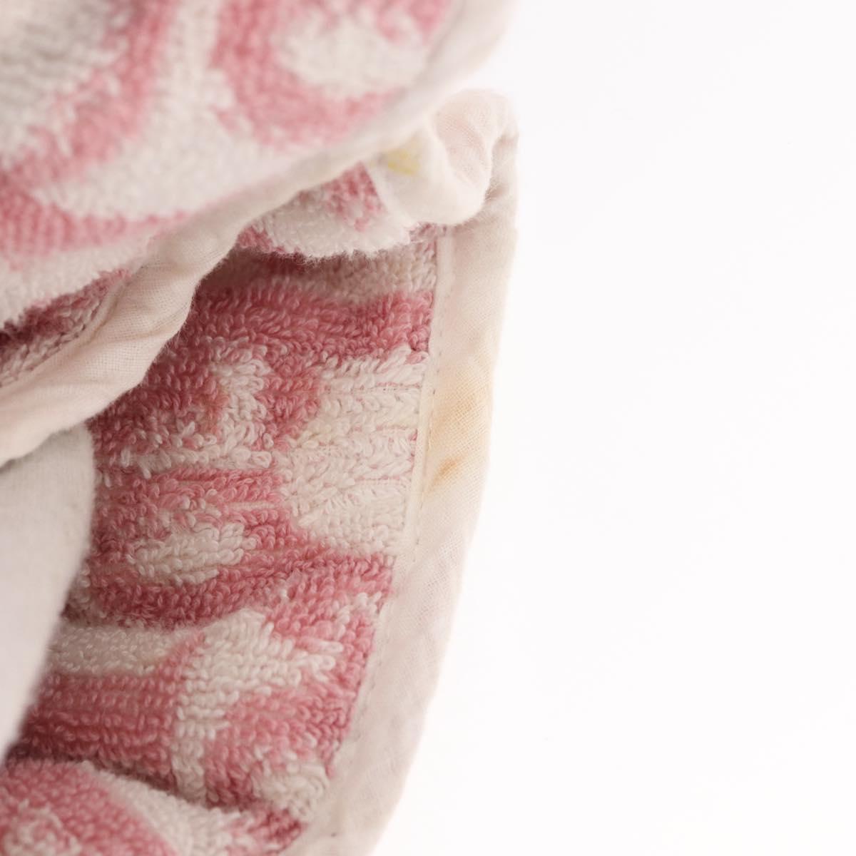 Christian Dior Trotter Canvas Pouch Pile Pink Auth 154730