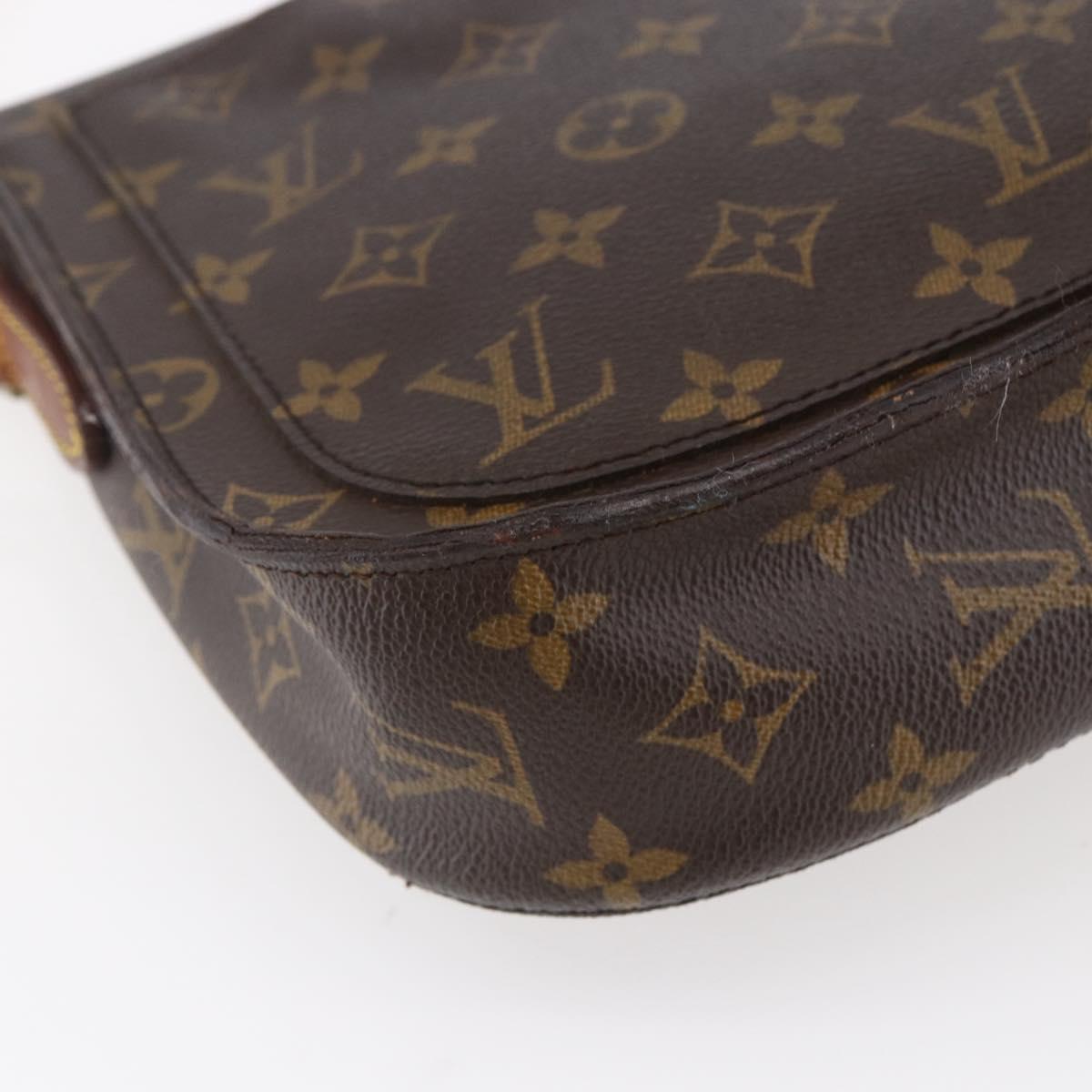LOUIS VUITTON Monogram Saint Cloud GM Shoulder Bag M51242 LV Auth 154774